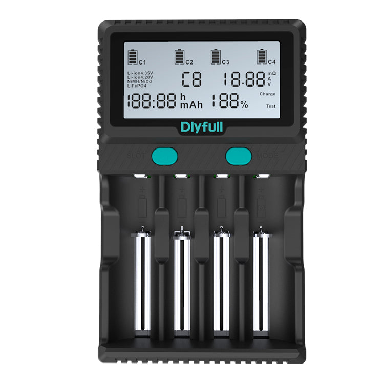 New Dlyfull A4L 4 Slots Universal Battery Charger with Test, Refresh
