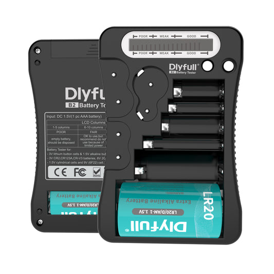 Dlyfull Batterietester mit LCD-Display