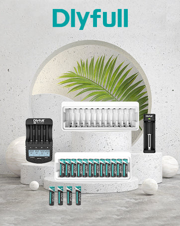 Dlyfull U12 12 Bays USB Charger for Ni-MH/CD Batteries 1.2V AA AAA Batteries