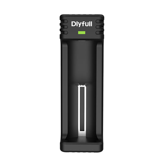 Dlyfull U1B 1 Bay USB Li-ion Battery Charger For 10340 18650 26650 Batteries etc.
