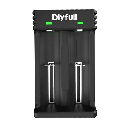 Dlyfull U3B 2 Bays USB Li-ion Battery Charger For 3.6V/3.7V Li-ion Battery.