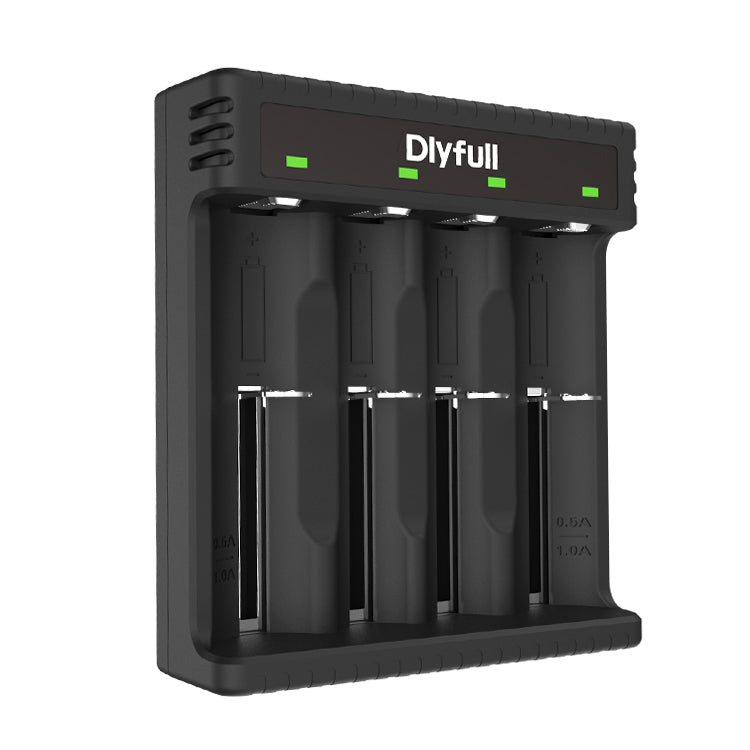 Dlyfull U5 Battery Charger Type C USB Charger Li-ion Battery Charger for 3.7V Li-ion 18650 22650 21700 24500  batteries