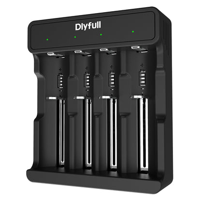 Dlyfull U5B 4 Bays USB Li-ion Battery Charger For 3.6V/3.7V Li-ion Such as 18650 Battery