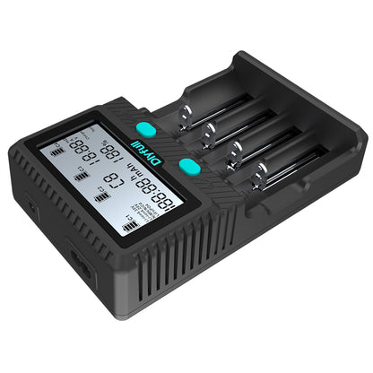 New Dlyfull A4L 4 Slots Universal Battery Charger with Test, Refresh, Discharge Function