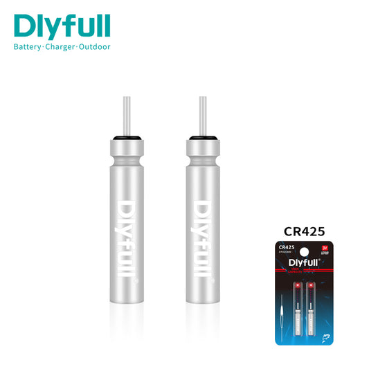 Dlyfull 3V 25mAh CR425 LED Angelschwimmerbatterie