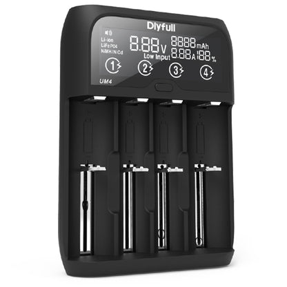 Dlyfull UM4 4 Slots Smart Universal Fast Charger